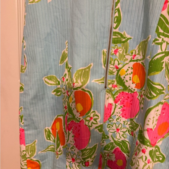 Lilly Pulitzer Cathy shift dress in Pool Blue Pink Lemonade - Picture 9 of 9